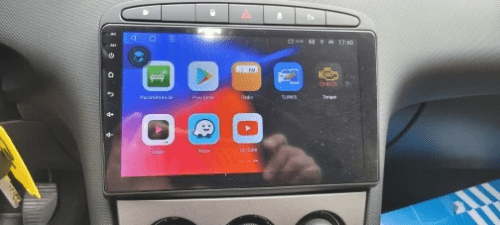 Autoradio Peugeot 408 Android Auto - CarPlay photo review