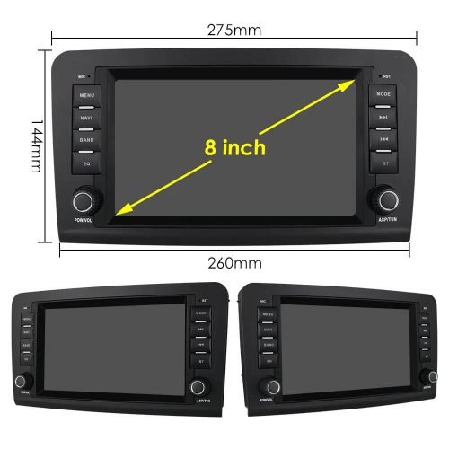 Autoradio Mercedes ML Android Auto – CarPlay