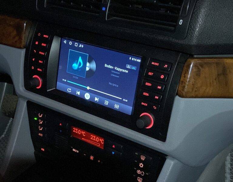 Autoradio BMW E39 Android Auto - CarPlay photo review