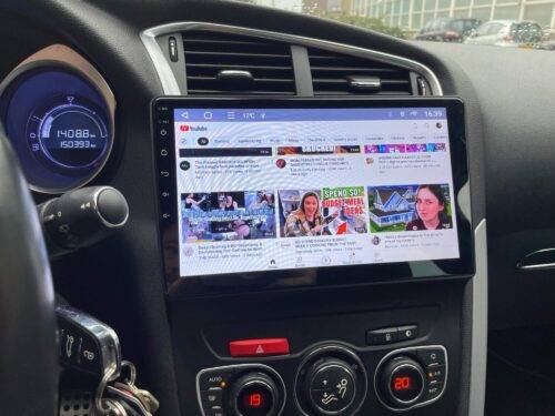 Autoradio Citroen C4 Android Auto - CarPlay photo review