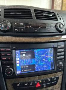 Autoradio GPS Mercedes Classe E Android Auto - CarPlay photo review