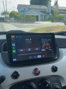 Autoradio Fiat 500 Android Auto - CarPlay photo review