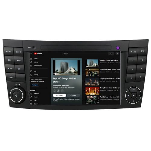 Autoradio GPS Mercedes CLK Android Auto – CarPlay