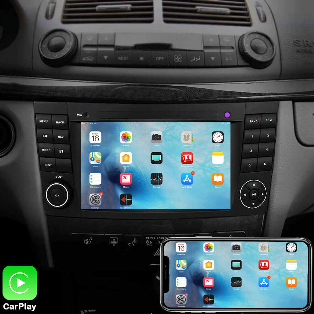 Autoradio GPS Mercedes CLK Android Auto - CarPlay – Image 5