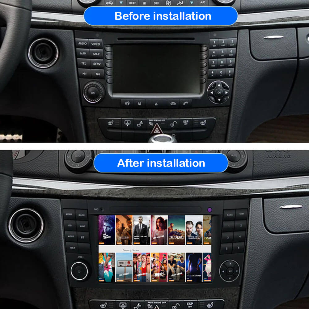 Autoradio GPS Mercedes CLK Android Auto - CarPlay – Image 6
