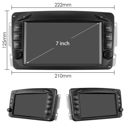 Autoradio GPS Mercedes CLK Android Auto – CarPlay