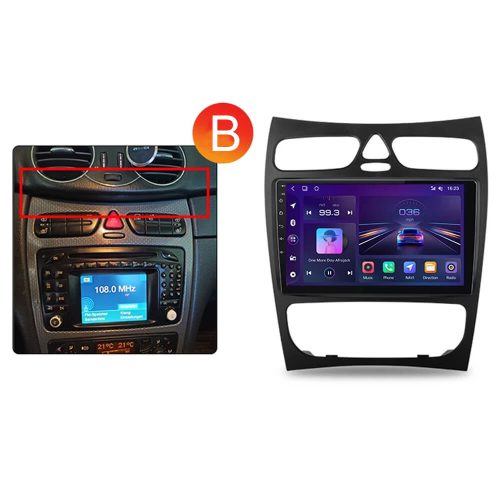 Autoradio GPS Mercedes CLK Android Auto – CarPlay