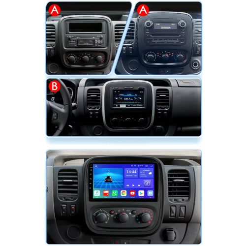 Autoradio GPS Opel Vivaro Android Auto – CarPlay
