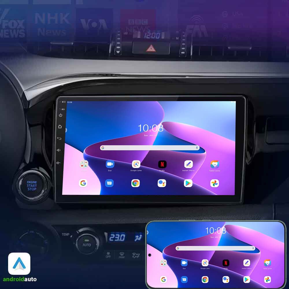 Autoradio Toyota Hilux Android Auto - CarPlay – Image 4