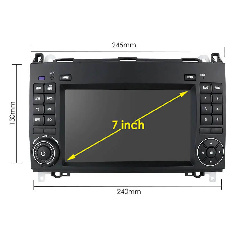 Autoradio GPS Mercedes Viano Android Auto - CarPlay – Image 3