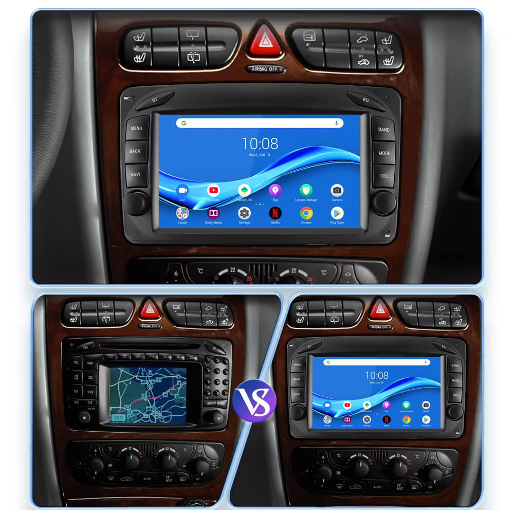 Autoradio GPS Mercedes Viano Android Auto - CarPlay – Image 3
