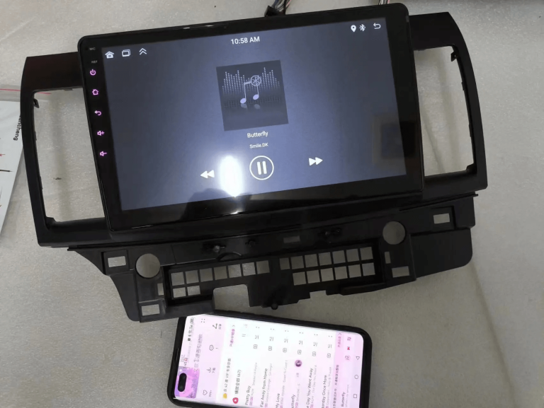 Autoradio Mitsubishi Lancer Android Auto - CarPlay photo review