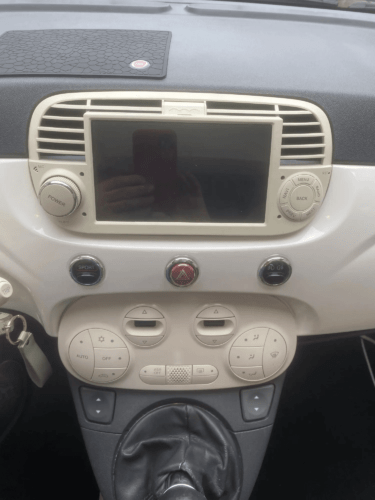 Autoradio Fiat 500 Android Auto - CarPlay photo review